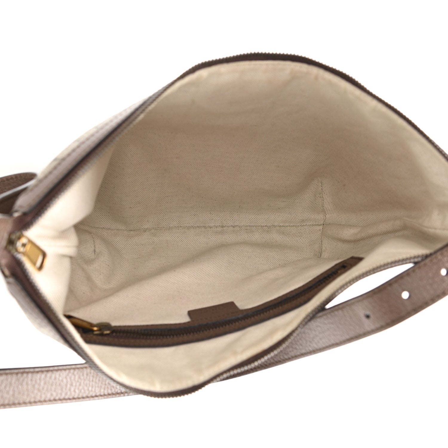 Gucci GG Supreme Monogram Web Small Ophidia Half Moon Hobo Brown 5 of 10