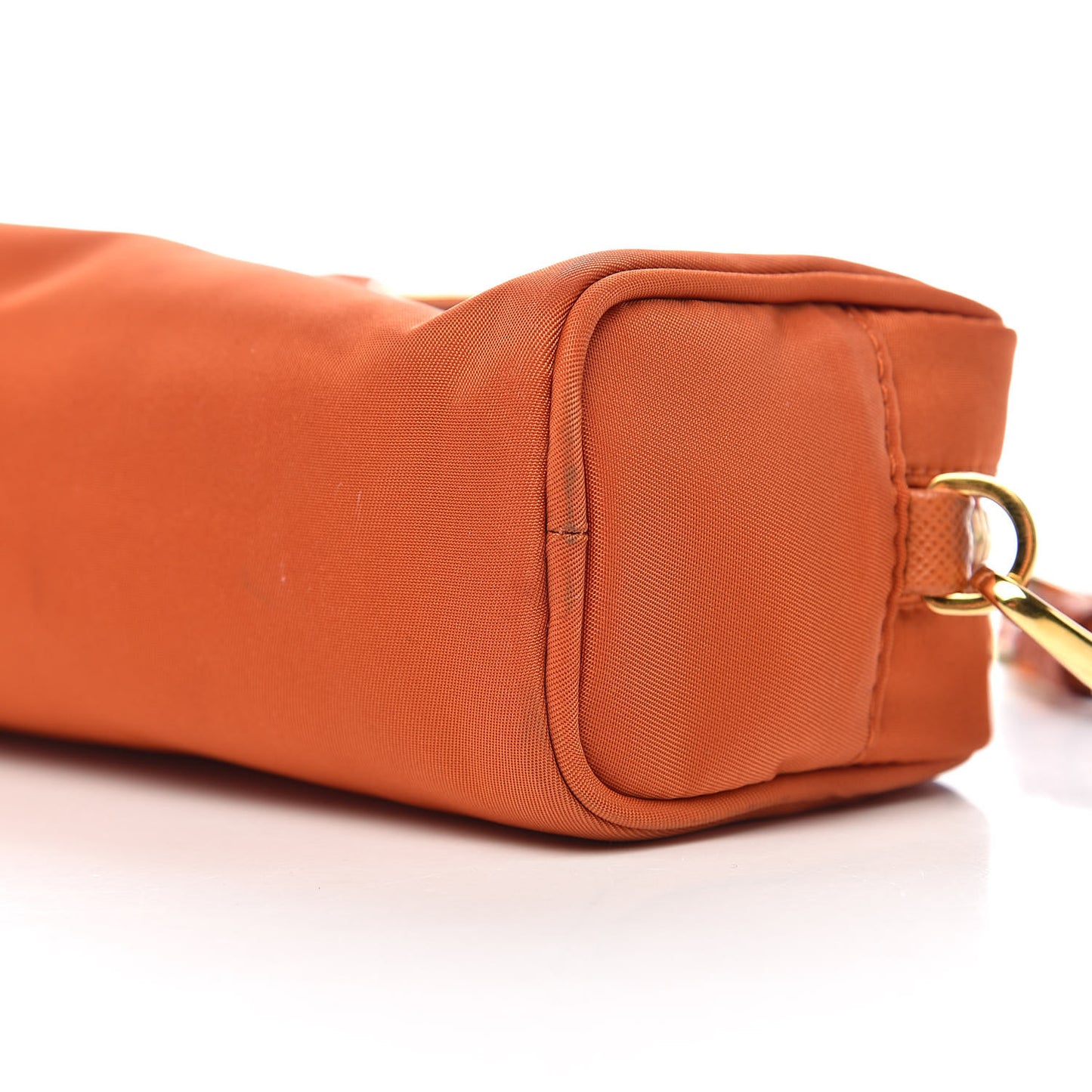 Nylon Vela Wristlet Papaya