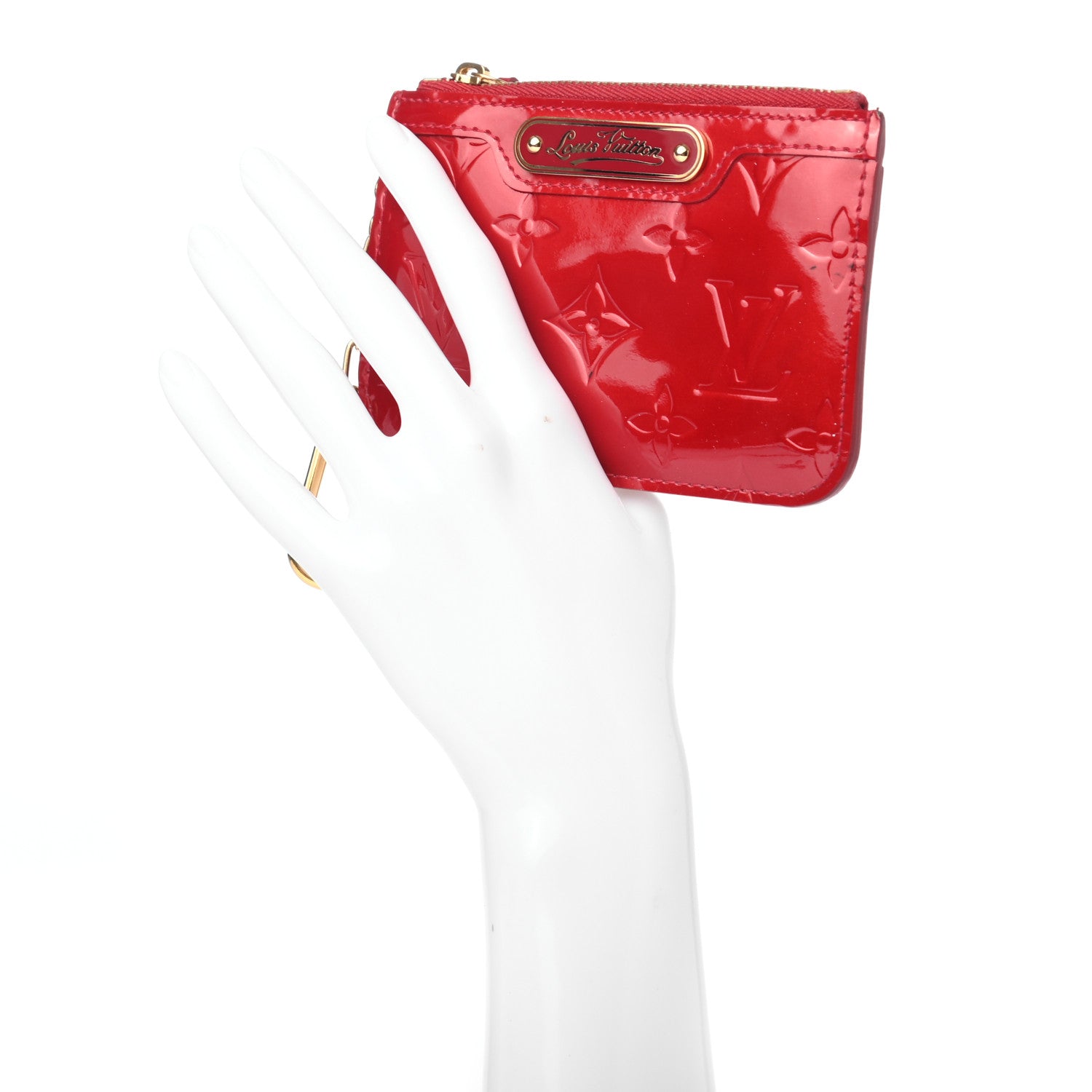 Louis Vuitton Vernis Key Pouch Pomme D'Amour 2 of 7