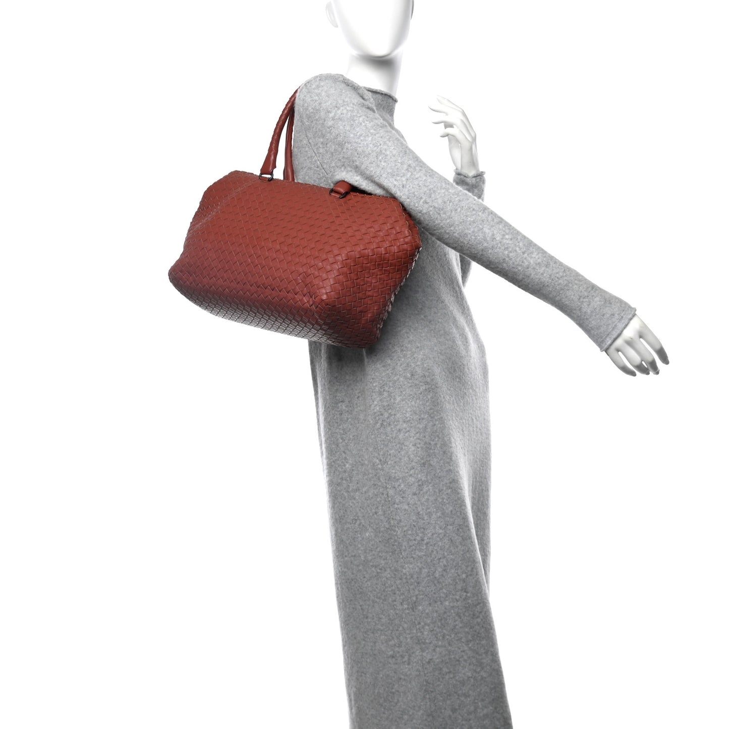 Nappa Intrecciato Convertible Tote Pompei