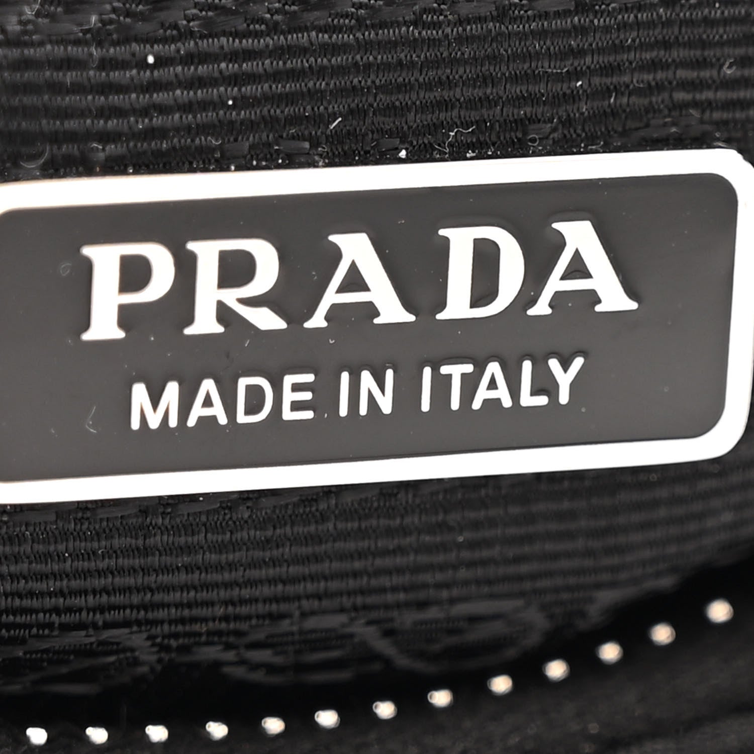 Prada Tessuto Nylon Saffiano Mini Re-Edition 2005 Bag Black 6 of 11