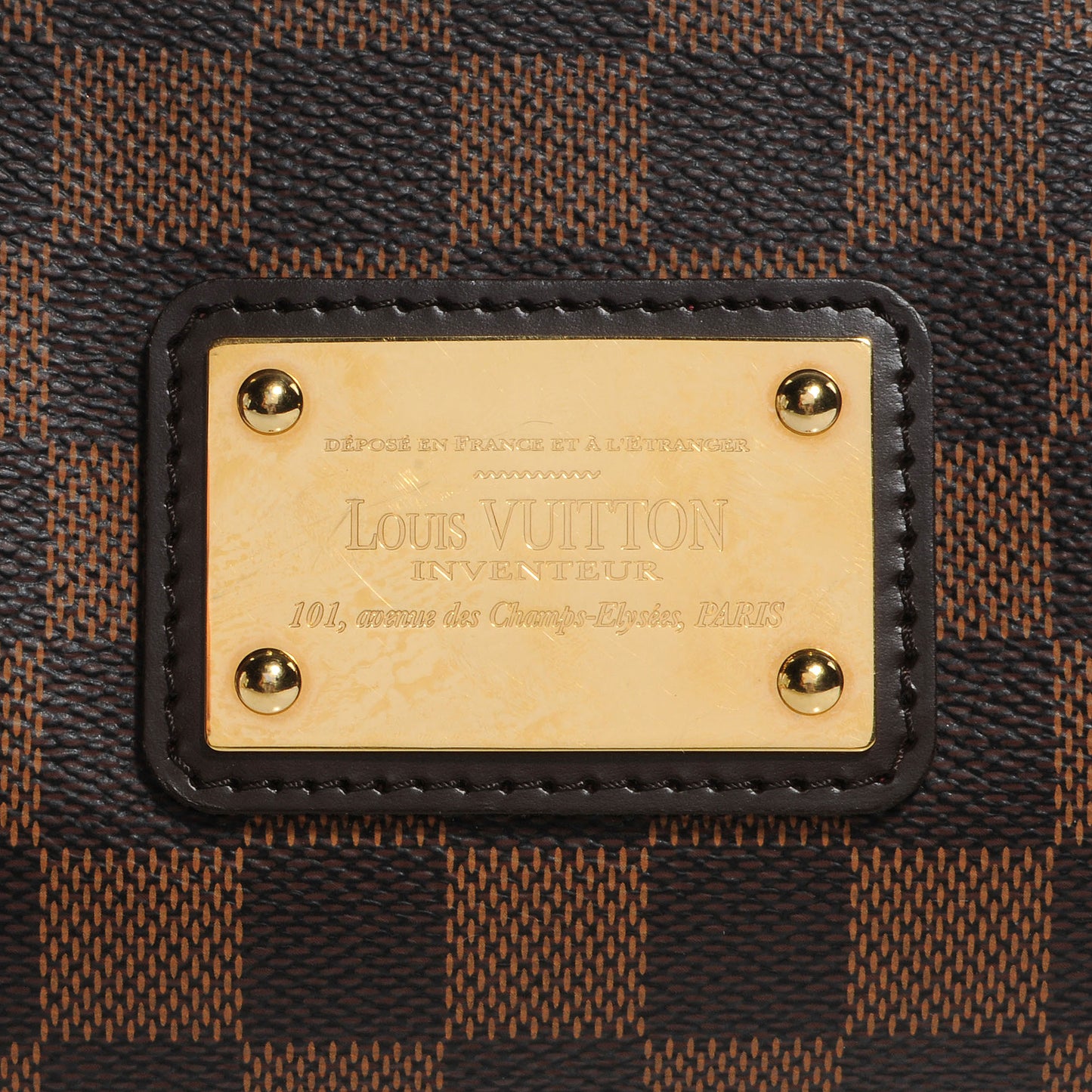 Damier Ebene Eva Clutch