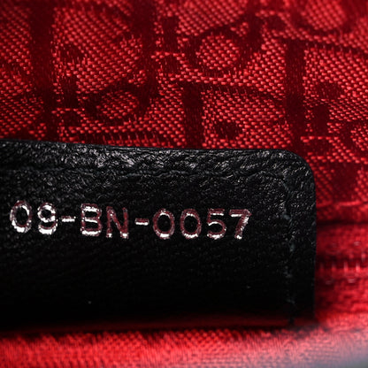 Christian Dior Lambskin Cannage Medium Lady Dior Black 6 of 12