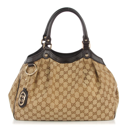 Gucci Monogram Medium Sukey Tote Dark Brown 1 of 7