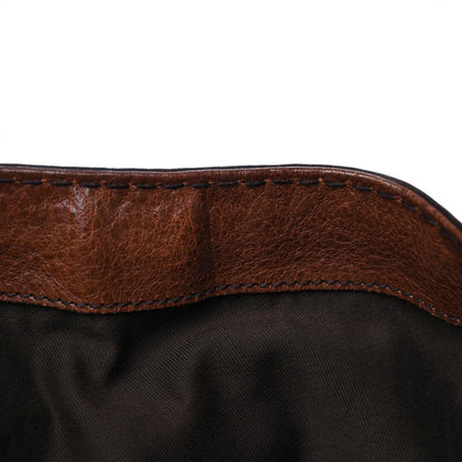 Gucci Monogram Large Jockey Hobo Dark Brown 9 of 23