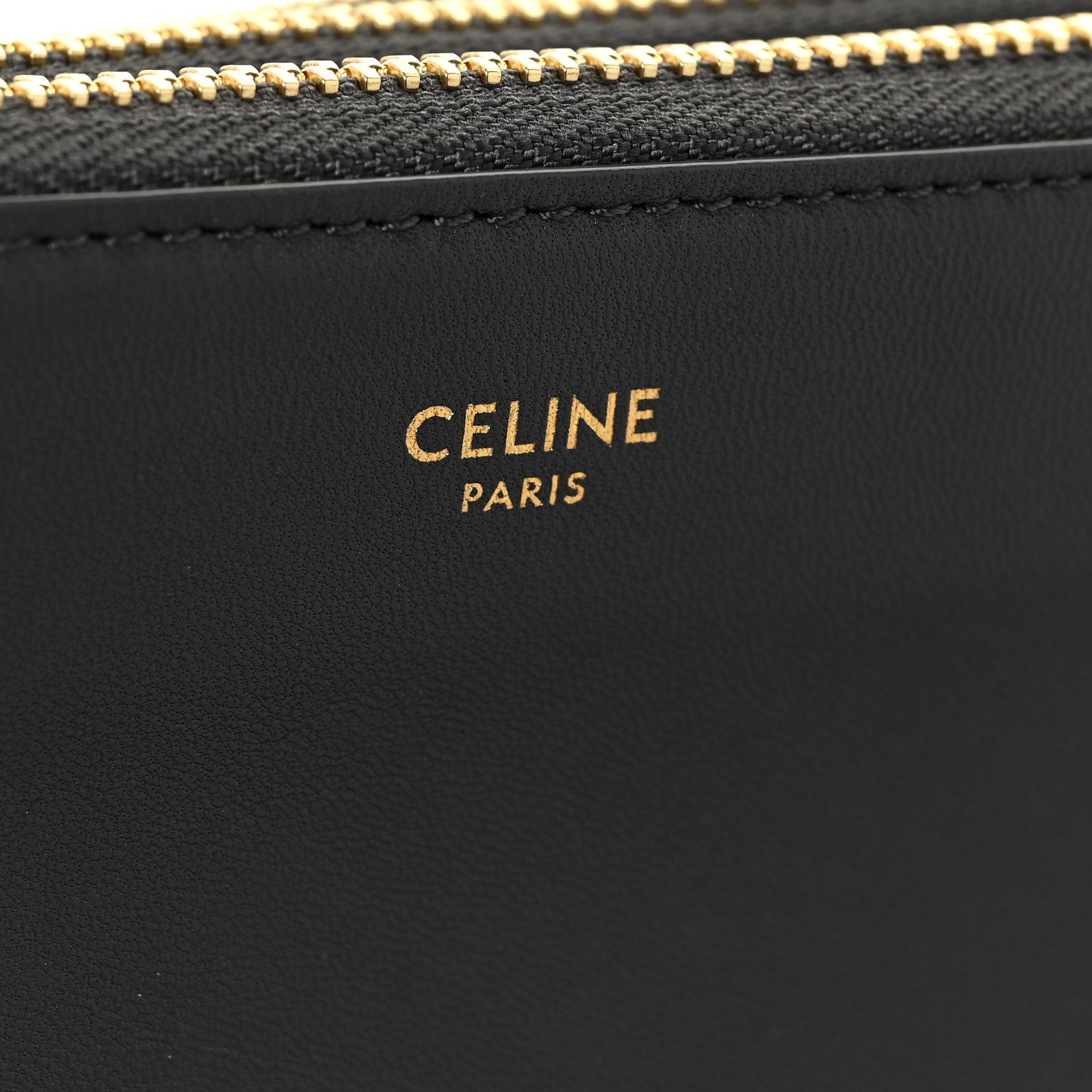 Celine Lambskin Small Trio Crossbody Bag Anthracite 7 of 12