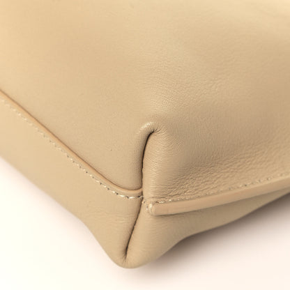 Saint Laurent SAINT LAUREN Smooth Calfskin Small Suzanne Hobo Ivory Natural 11 of 12