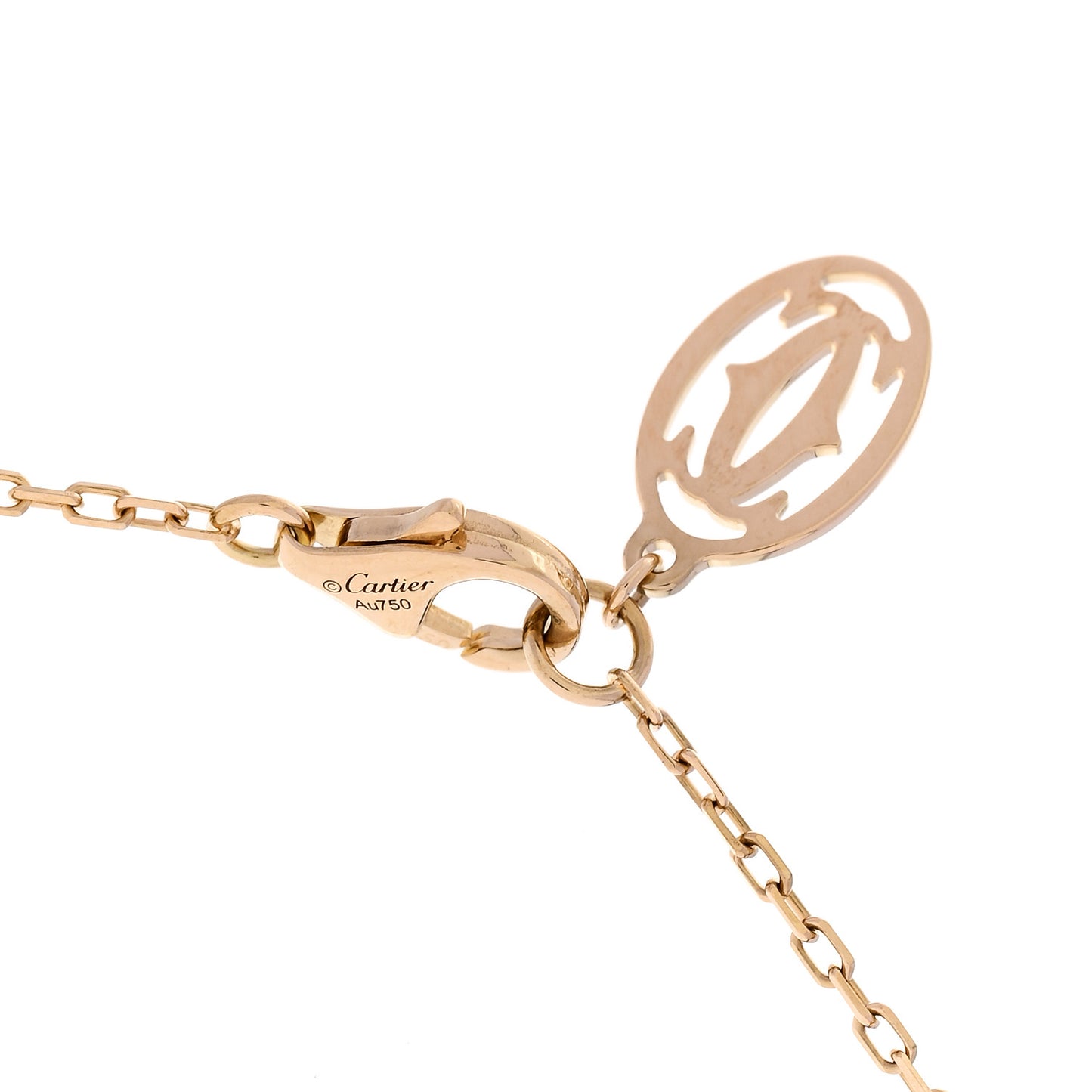 18K Yellow Gold Diamond SM D'Amour Pendant Necklace