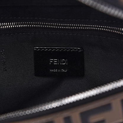 Fendi Vitello Century Bi-Color FF 1974 Embossed Belt Bag Maya Black 6 of 10