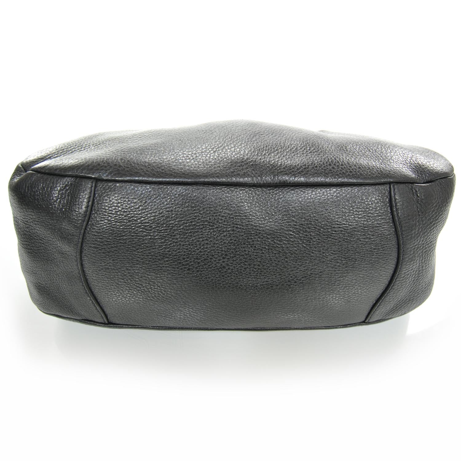 Prada Deerskin Shoulder Bag Black 4 of 11