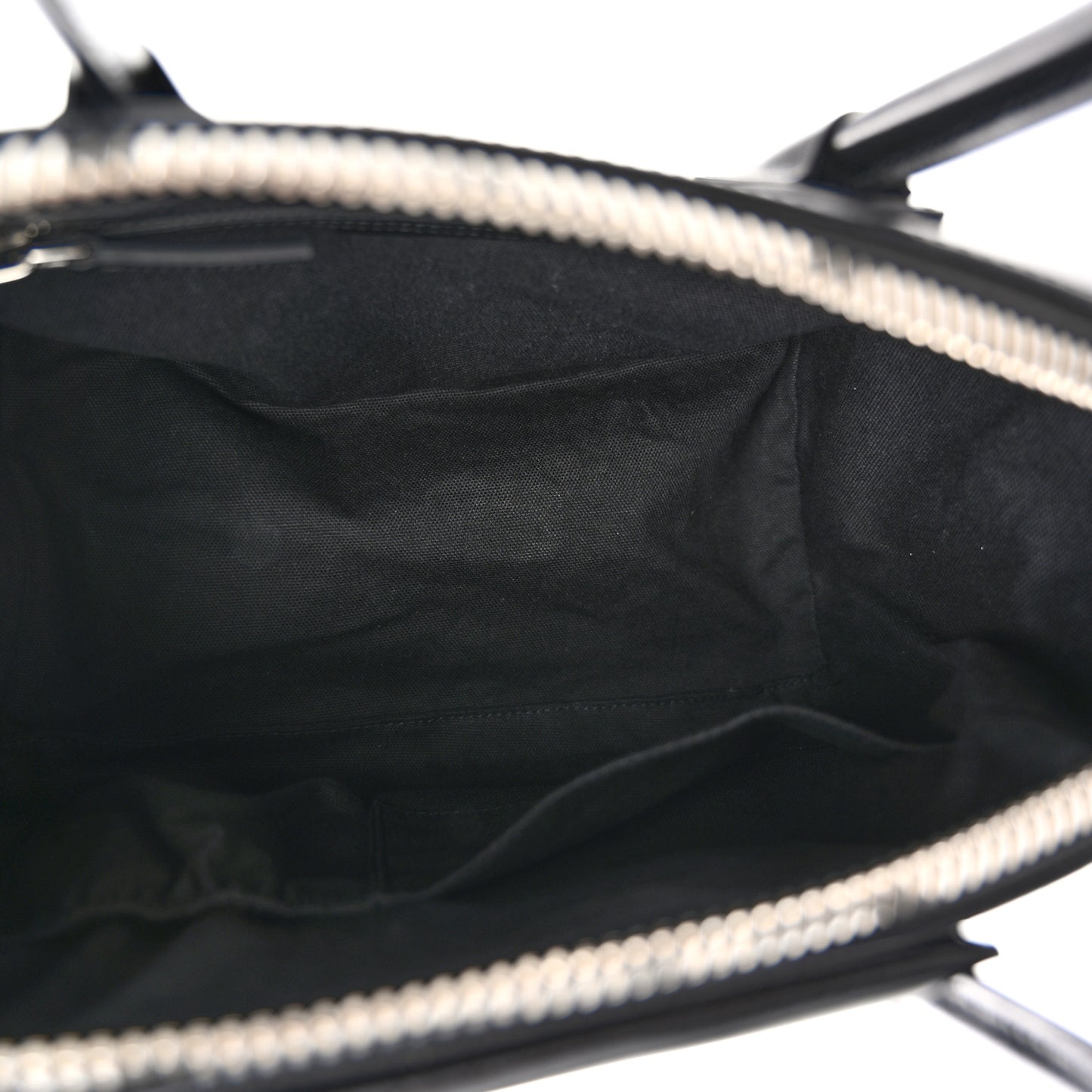 Shiny Lord Calfskin Small Antigona Black