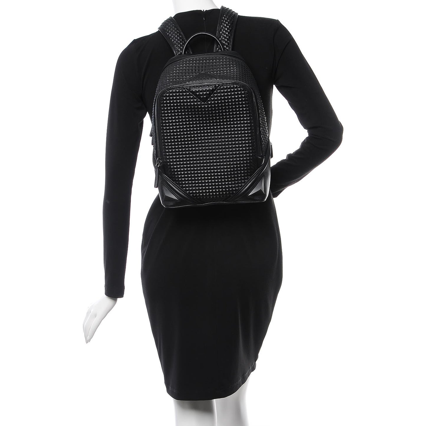 Duke Tantris Embossed Medium Backpack Black