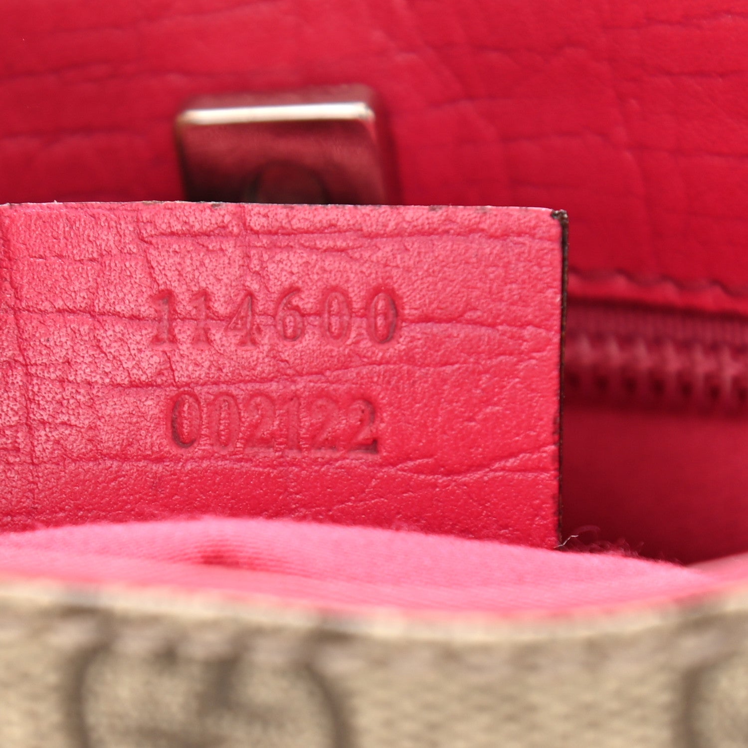 Gucci GG Supreme Monogram Mini Vertical Tote Pink 7 of 13