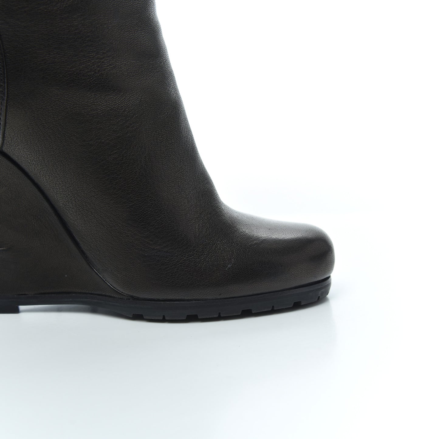 Calfskin Jinny 105 Thigh High Boots 35 Black