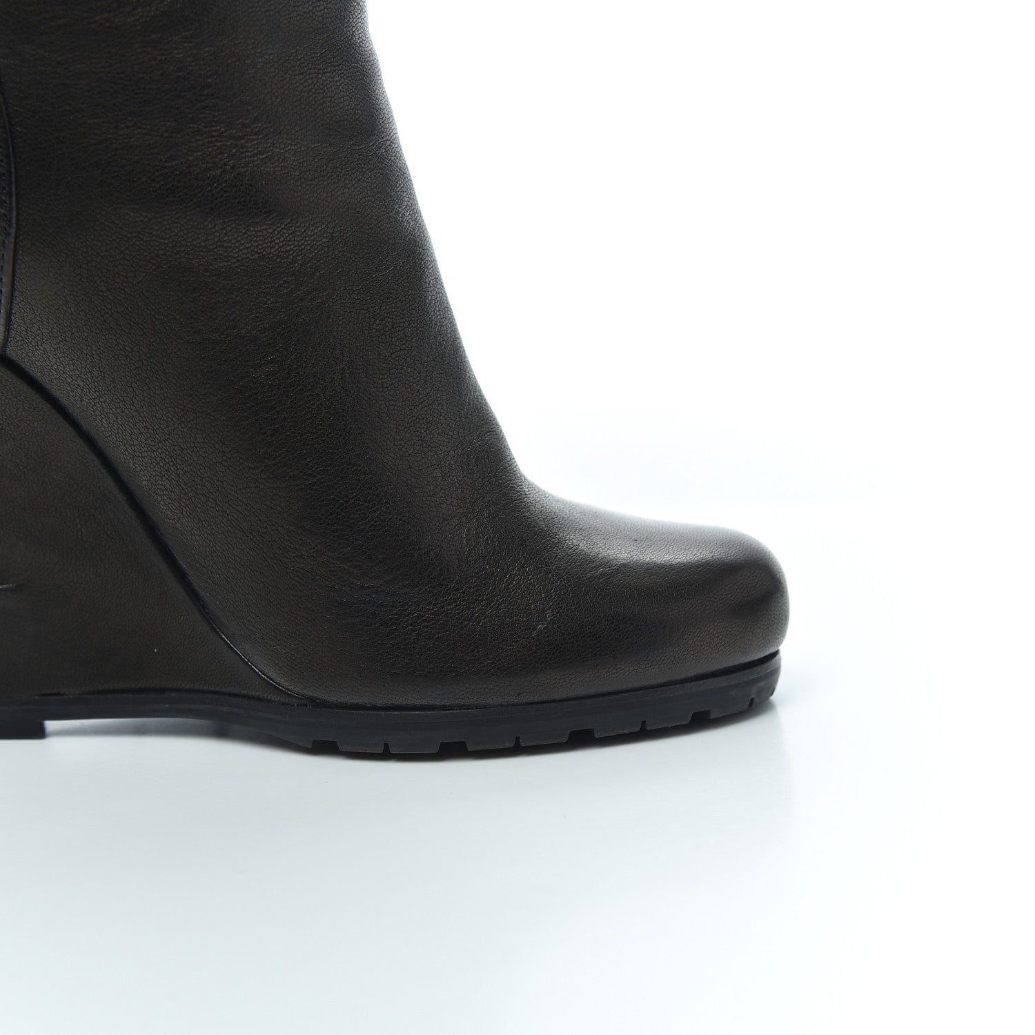 Saint Laurent Calfskin Jinny 105 Thigh High Boots 35 Black 15 of 23