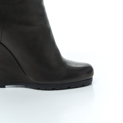 Saint Laurent Calfskin Jinny 105 Thigh High Boots 35 Black 15 of 23
