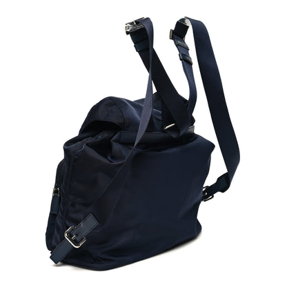 Prada Tessuto Nylon Saffiano Vela Medium Backpack Baltico 3 of 9