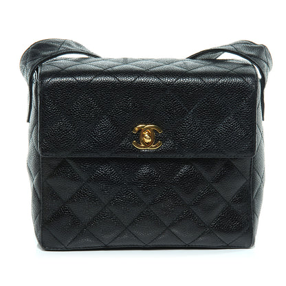 Chanel Caviar Shoulder Bag Black 1 of 8