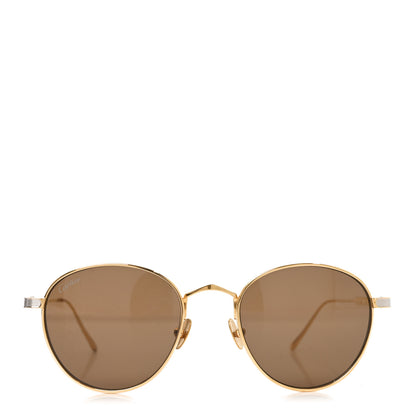 Cartier Metal Signature De Cartier Sunglasses CT0009S  Gold 2 of 7