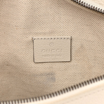 Gucci Grained Calfskin Logo Belt Bag White 6 of 13