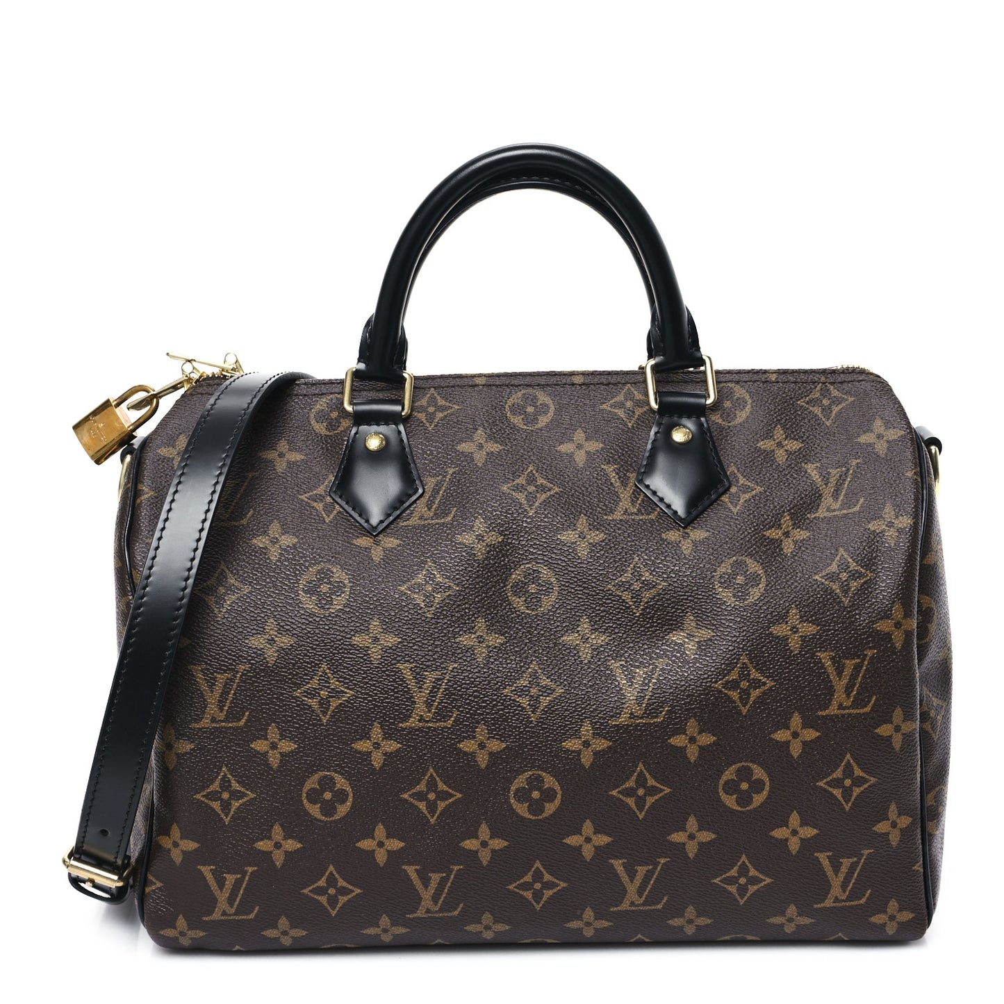 Monogram My World Tour Speedy Bandouliere 30 Black