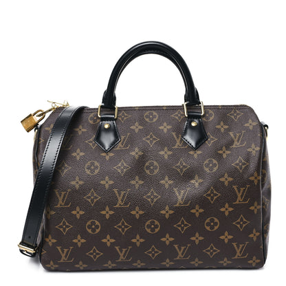 Louis Vuitton Monogram My World Tour Speedy Bandouliere 30 Black 1 of 10