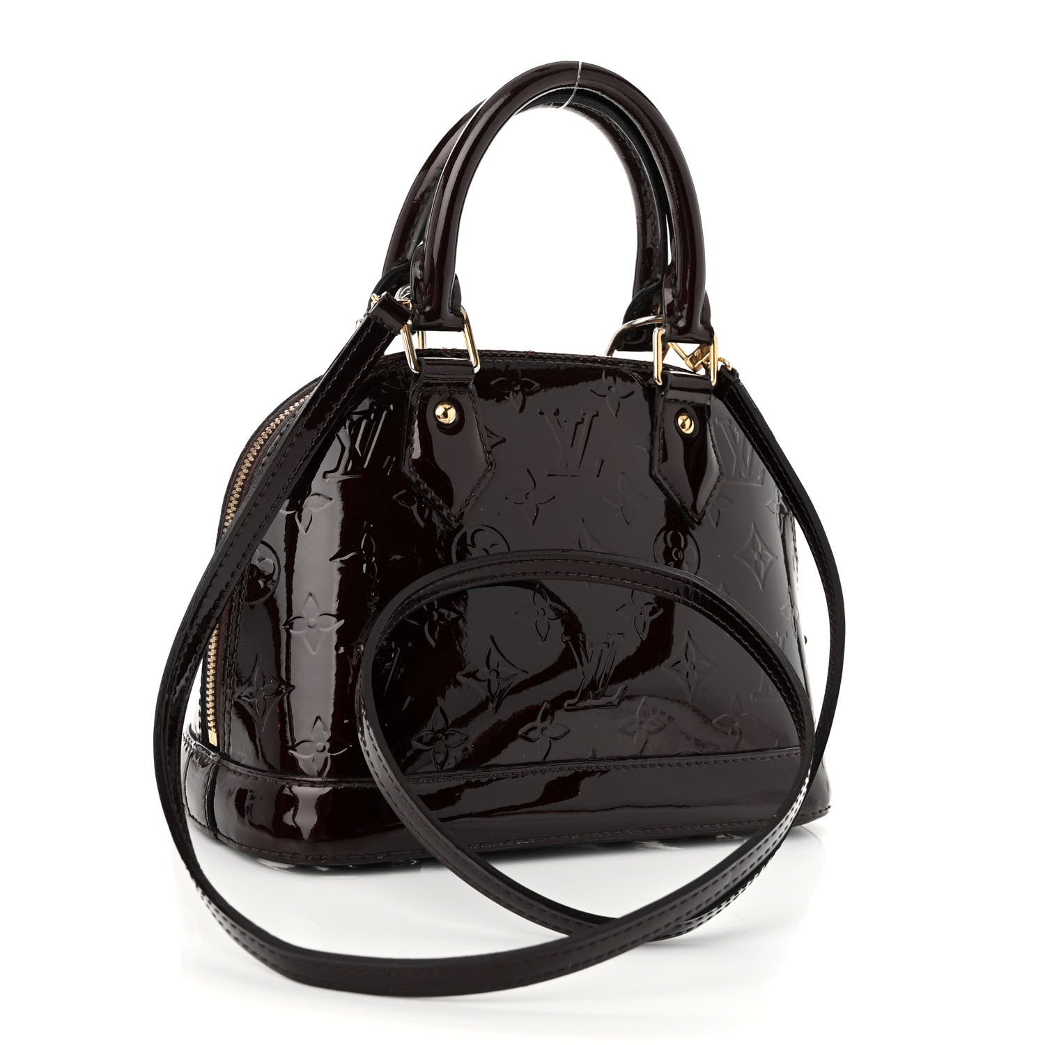 Louis Vuitton Vernis Alma BB Amarante 3 of 11
