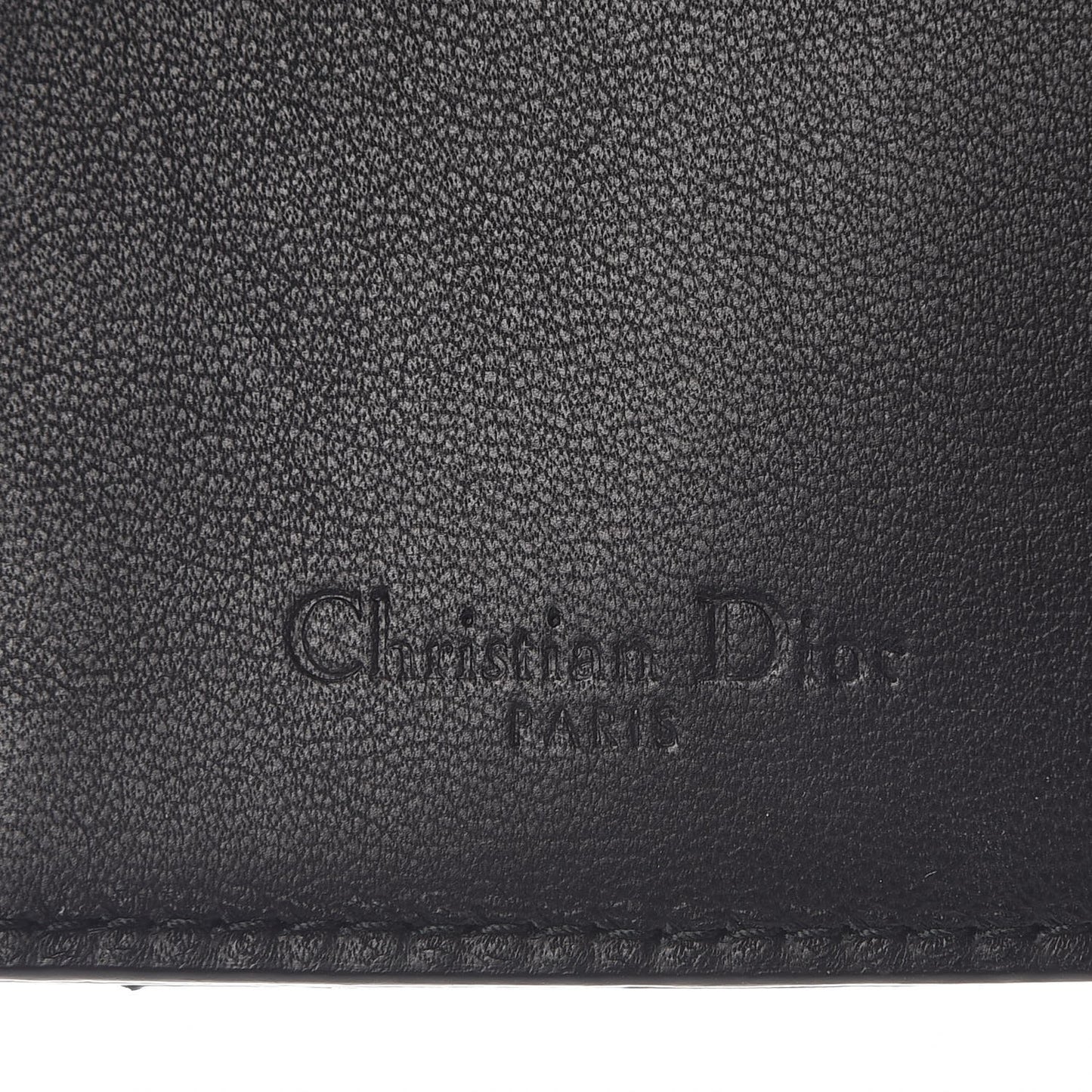 Patent Cannage Lady Dior Eden Wallet Black