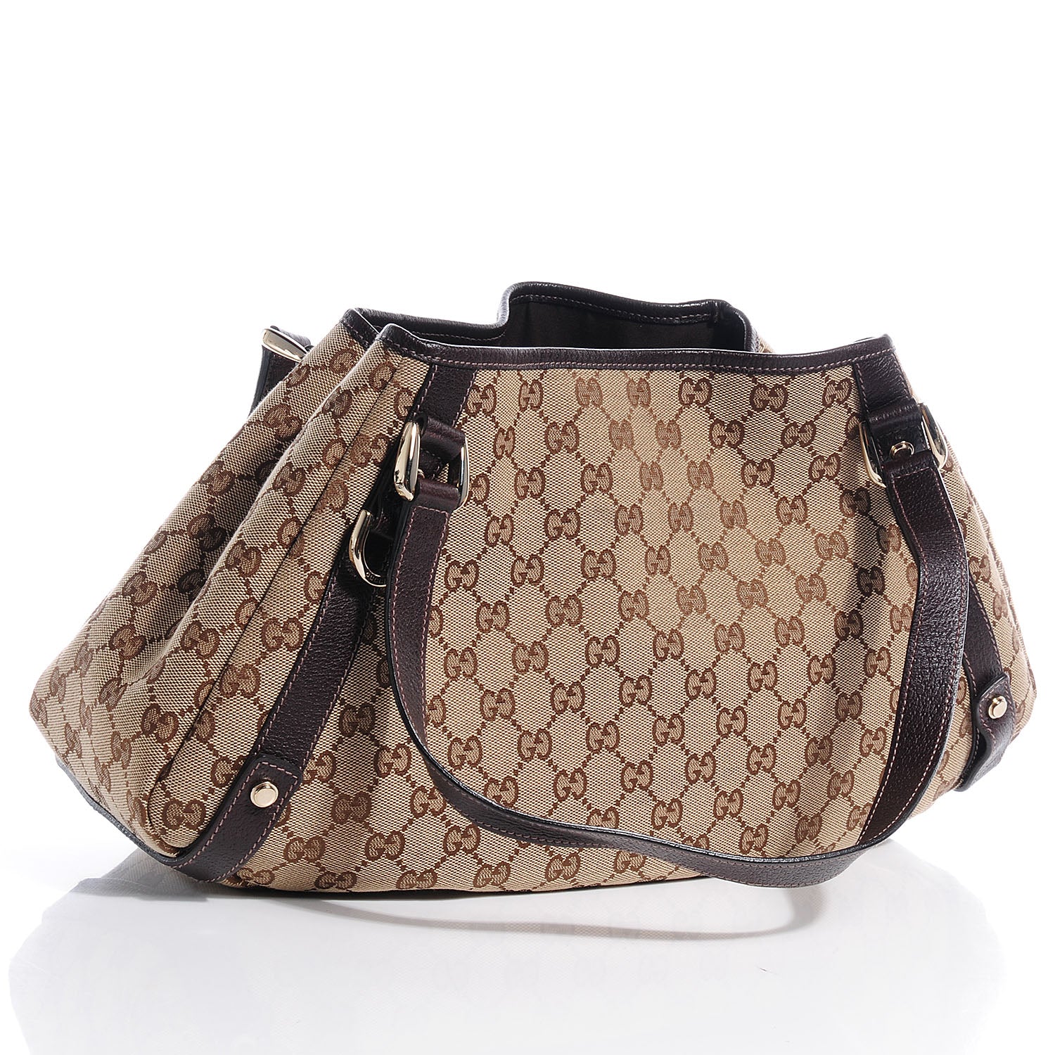 Gucci Monogram Medium Abbey Shoulder Bag Brown 3 of 8