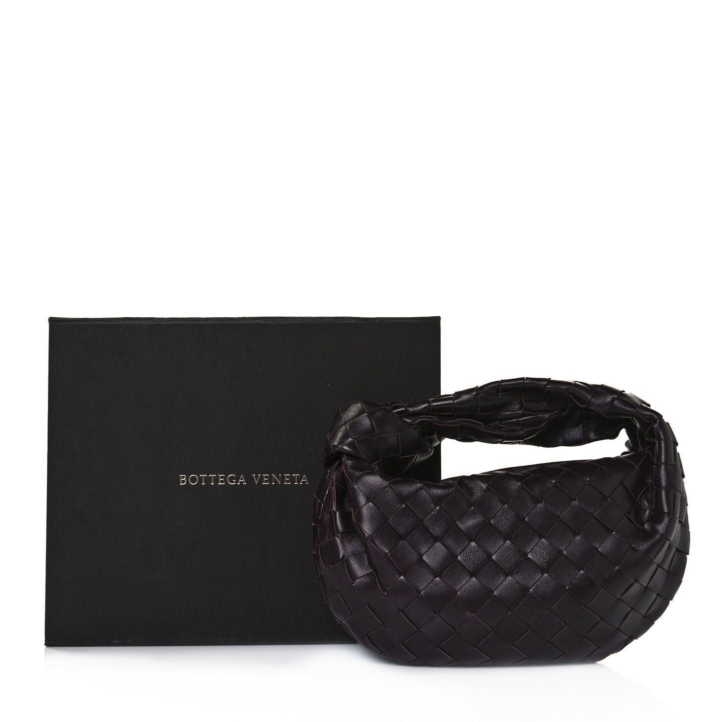 Nappa Intrecciato Mini Jodie Grape
