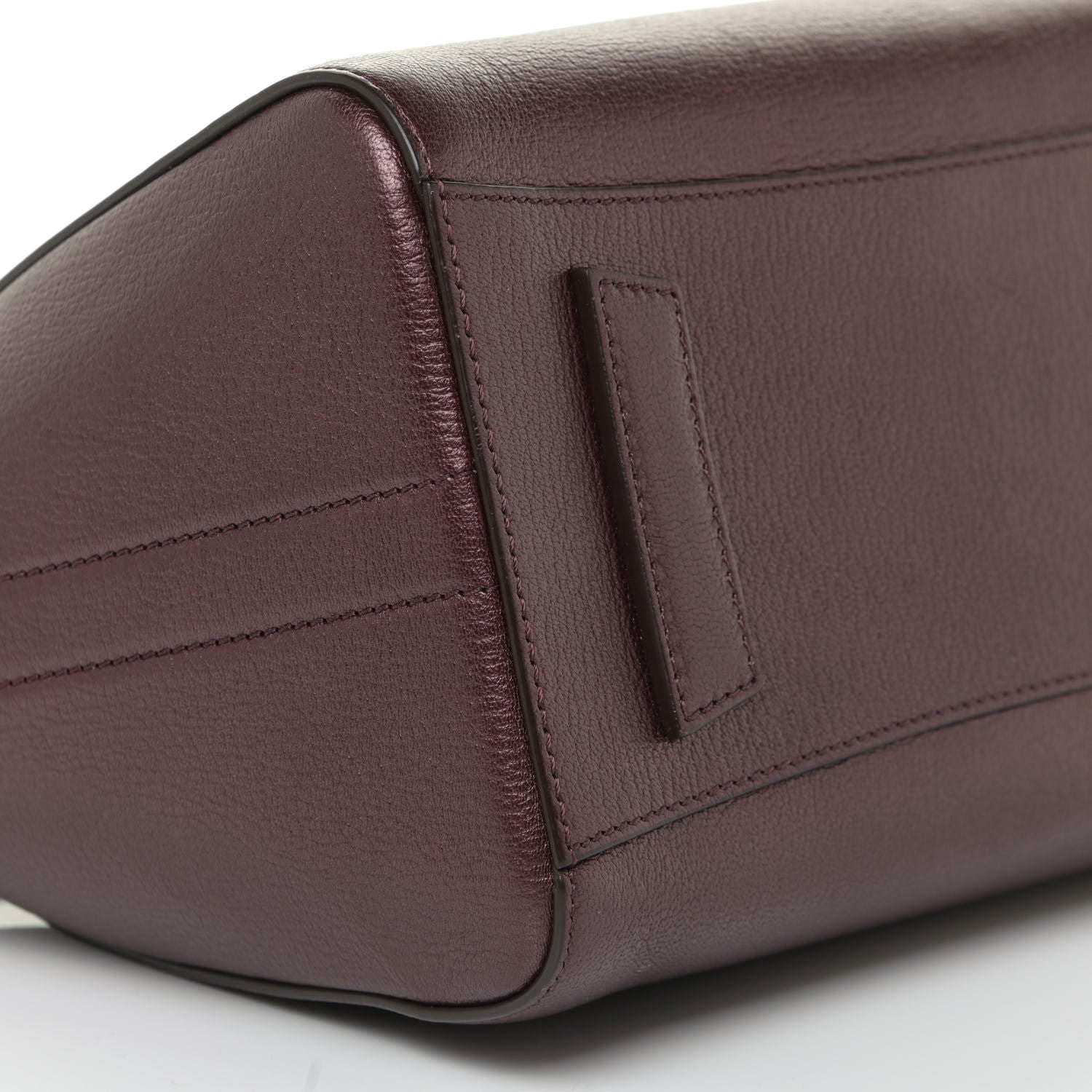 Givenchy Metallic Sugar Goatskin Small Antigona Oxblood 8 of 14