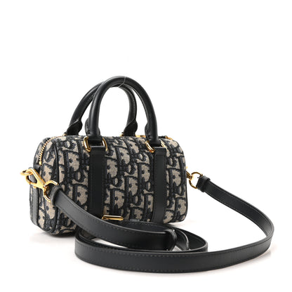 Christian Dior Oblique Nano Groove 17 Bag Blue 3 of 10