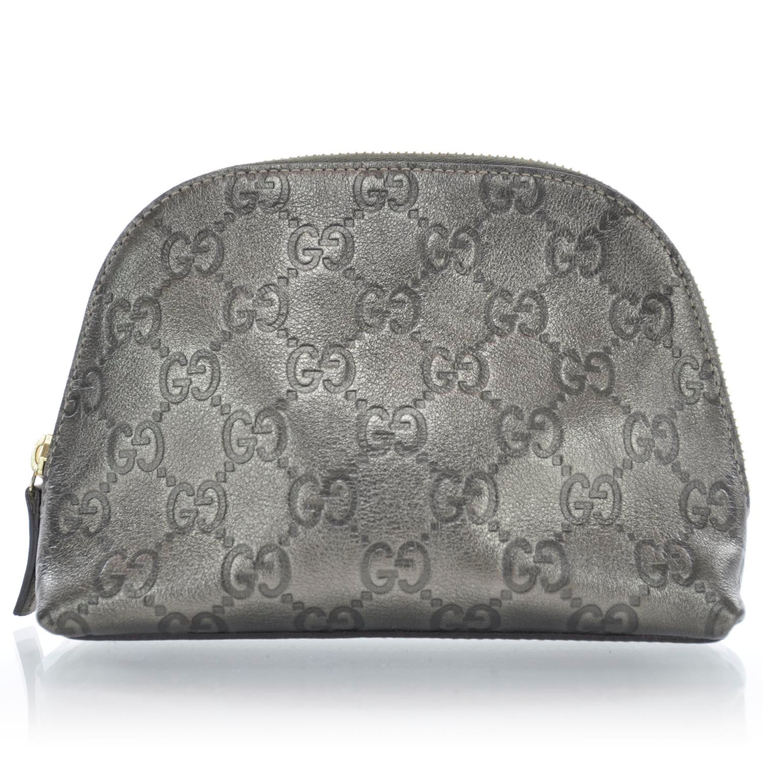 Gucci Guccissima Cosmetic Case Metallic 1 of 6