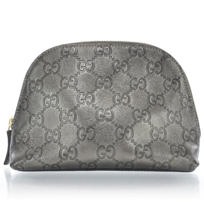 Gucci Guccissima Cosmetic Case Metallic 1 of 6