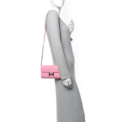 Hermes Epsom Constance Wallet To Go 5P Pink 2 of 13