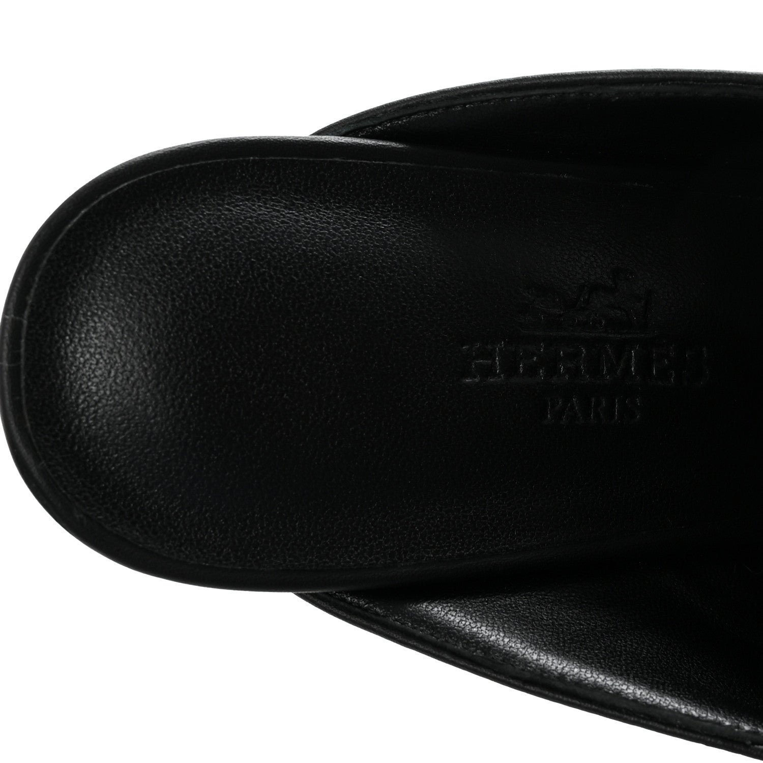 Hermes Calfskin Womens Flore 60 Mules 36 Black 16 of 20