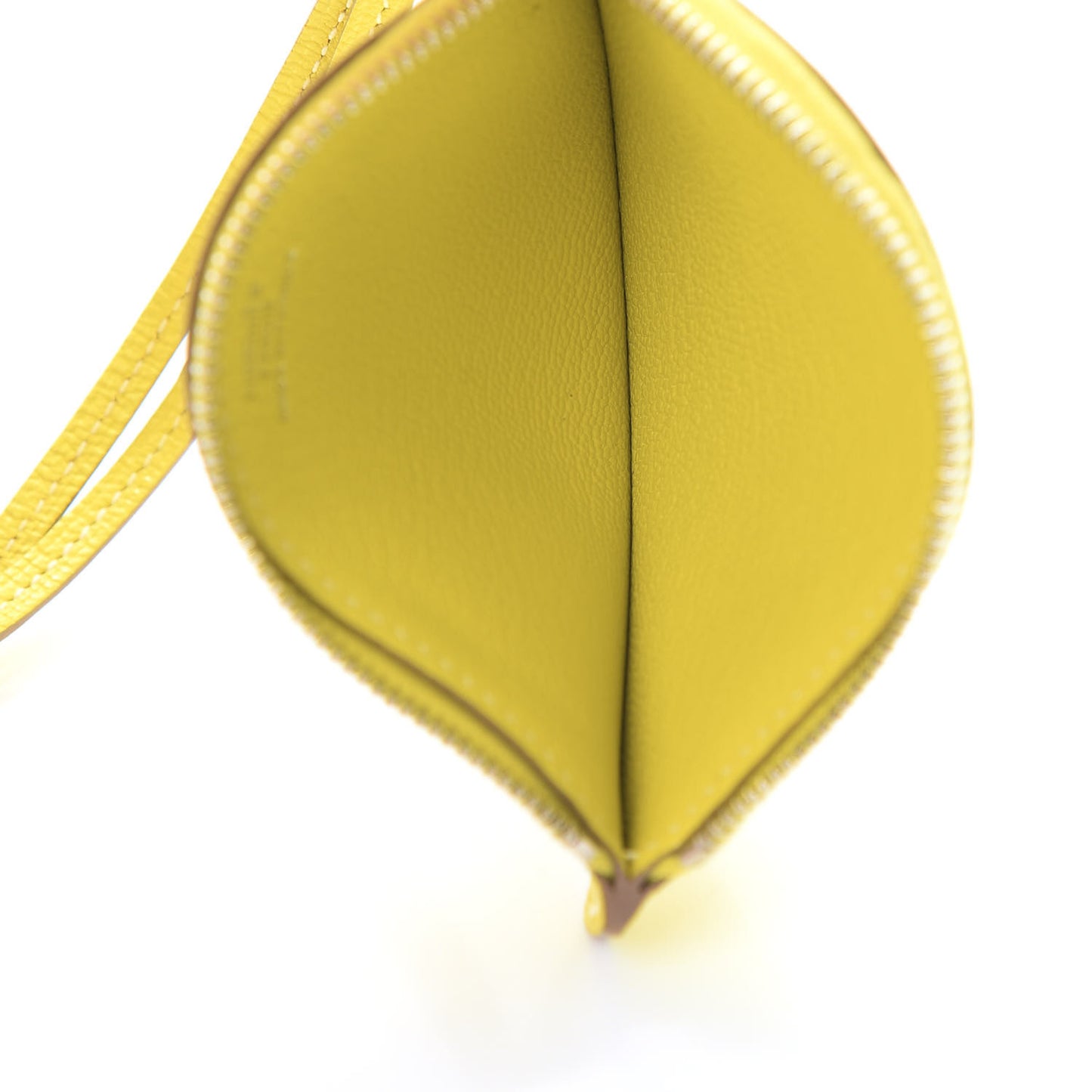 Chevre Mysore Tutti Frutti Citron Coin Purse Charm Lime