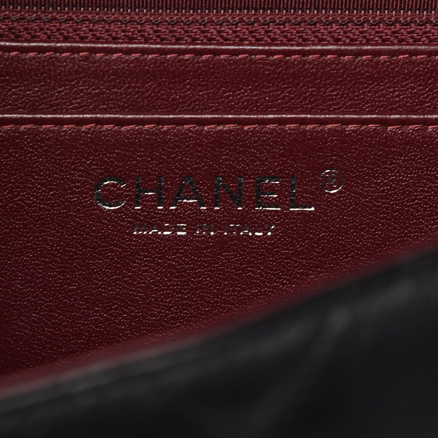 Lambskin Quilted Maxi Single Flap Black