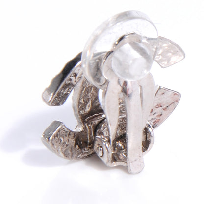 Chanel CC Clip On Earrings Silver 3 of 4