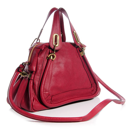 Chloe Calfskin Medium Paraty Red 6 of 20