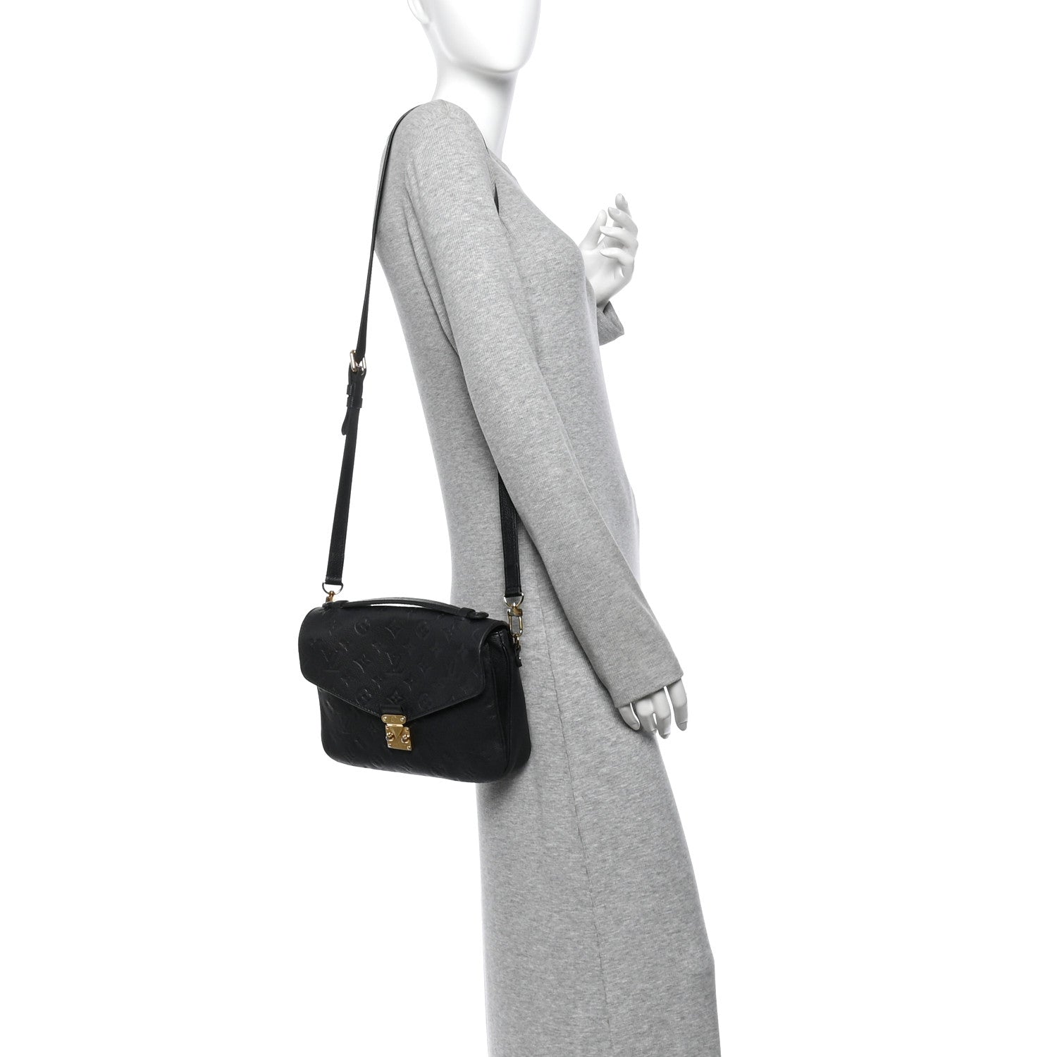 Louis Vuitton Empreinte Pochette Metis Black 2 of 14