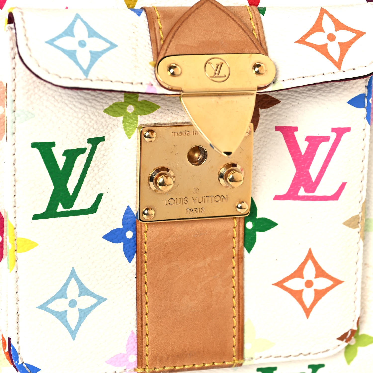Louis Vuitton Monogram Multicolor Speedy 30 White 14 of 16
