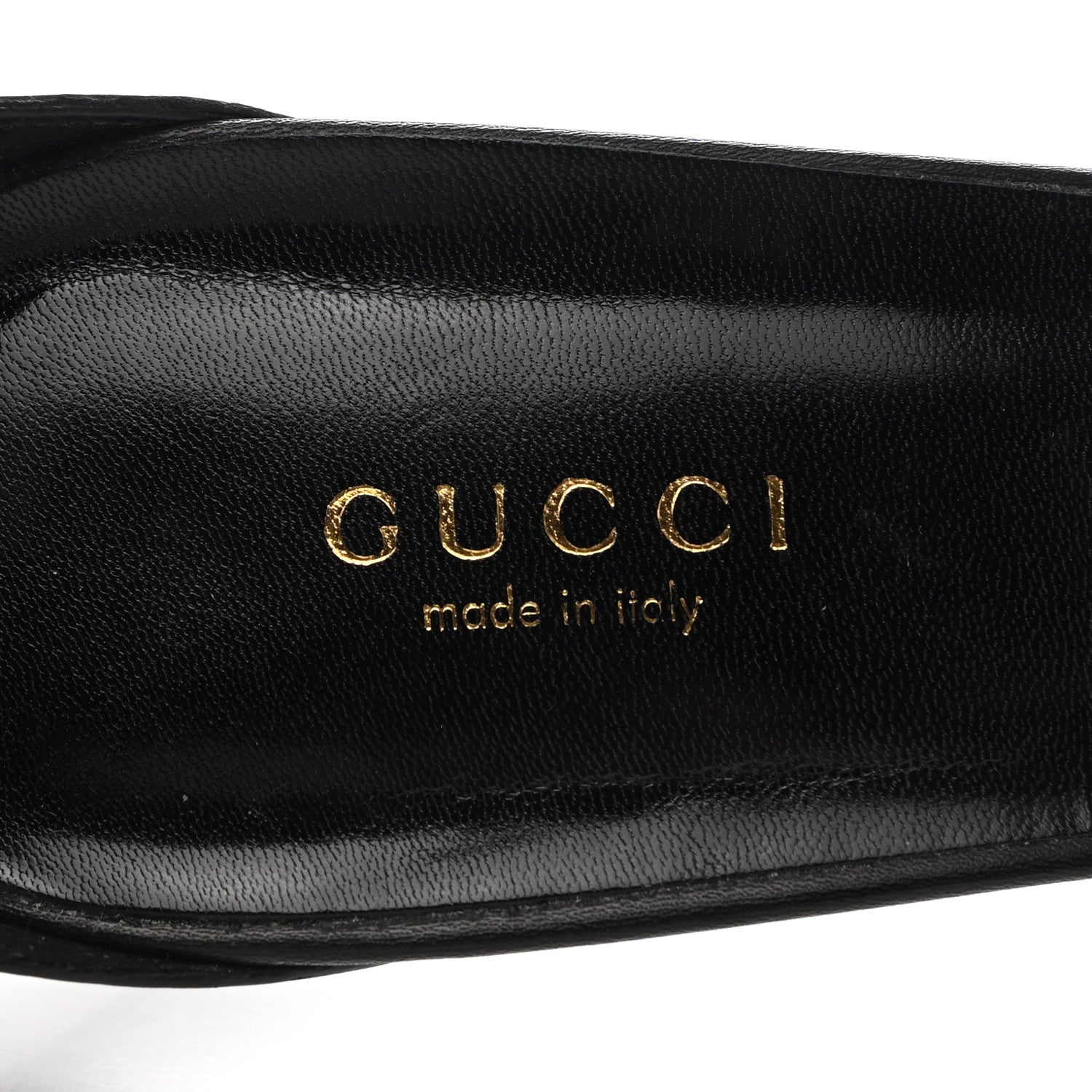 Gucci Calfskin Ursula Ankle Wrap Sandals 41 Black 7 of 8