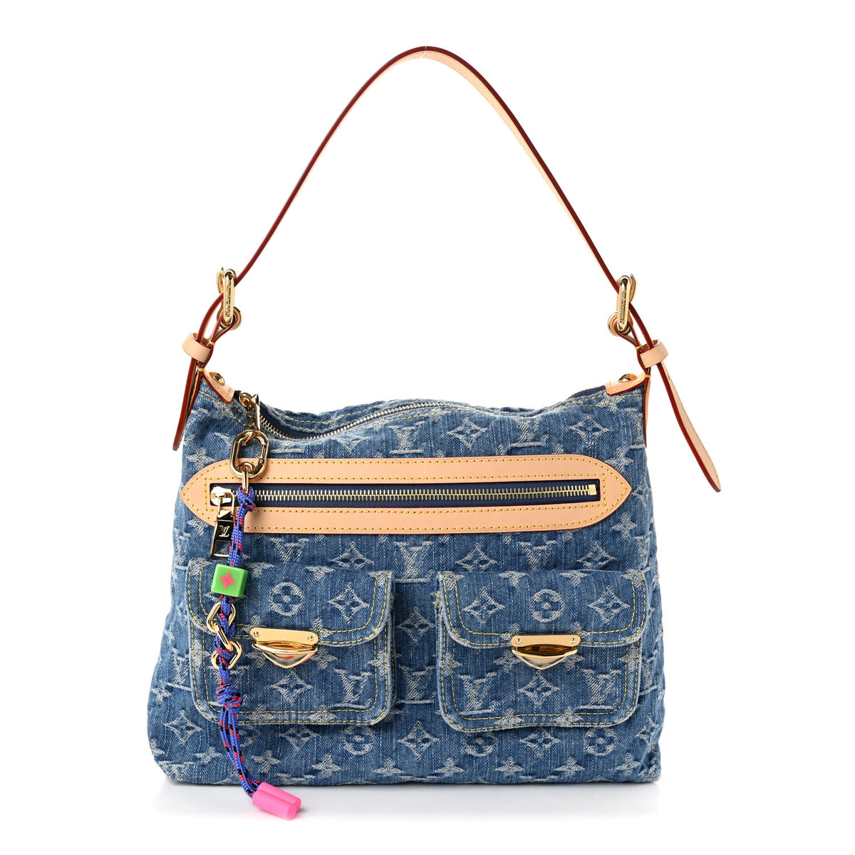 Monogram Denim Baggy NM Blue
