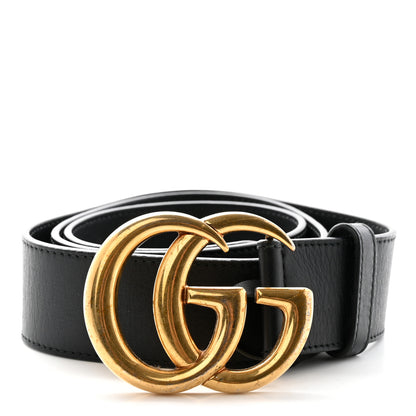 Gucci Calfskin Double G 40mm Belt 85 34 Black 1 of 13