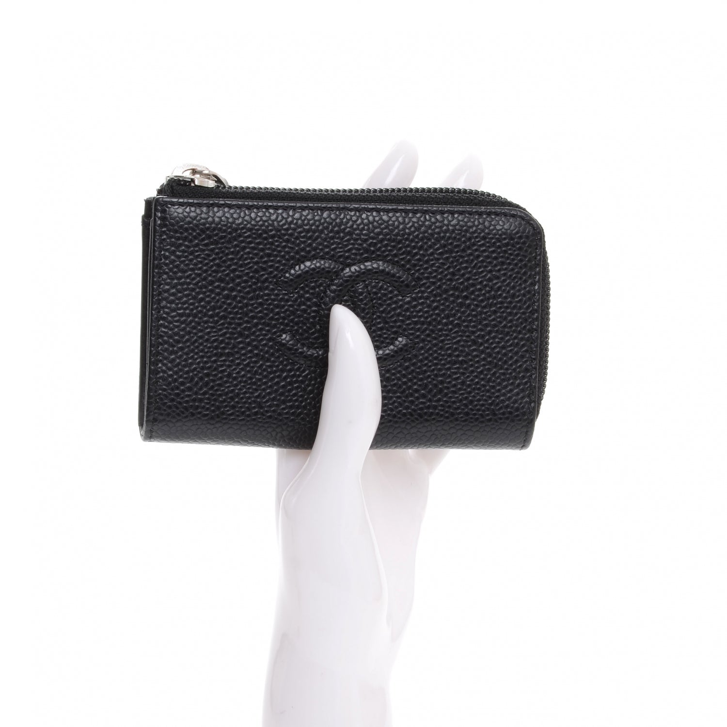 Chanel Caviar CC Key Holder Case Black 2 of 6