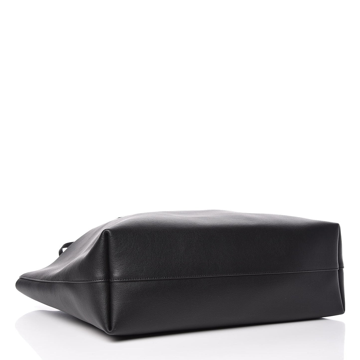 Calfskin Large Shopping Tote Black