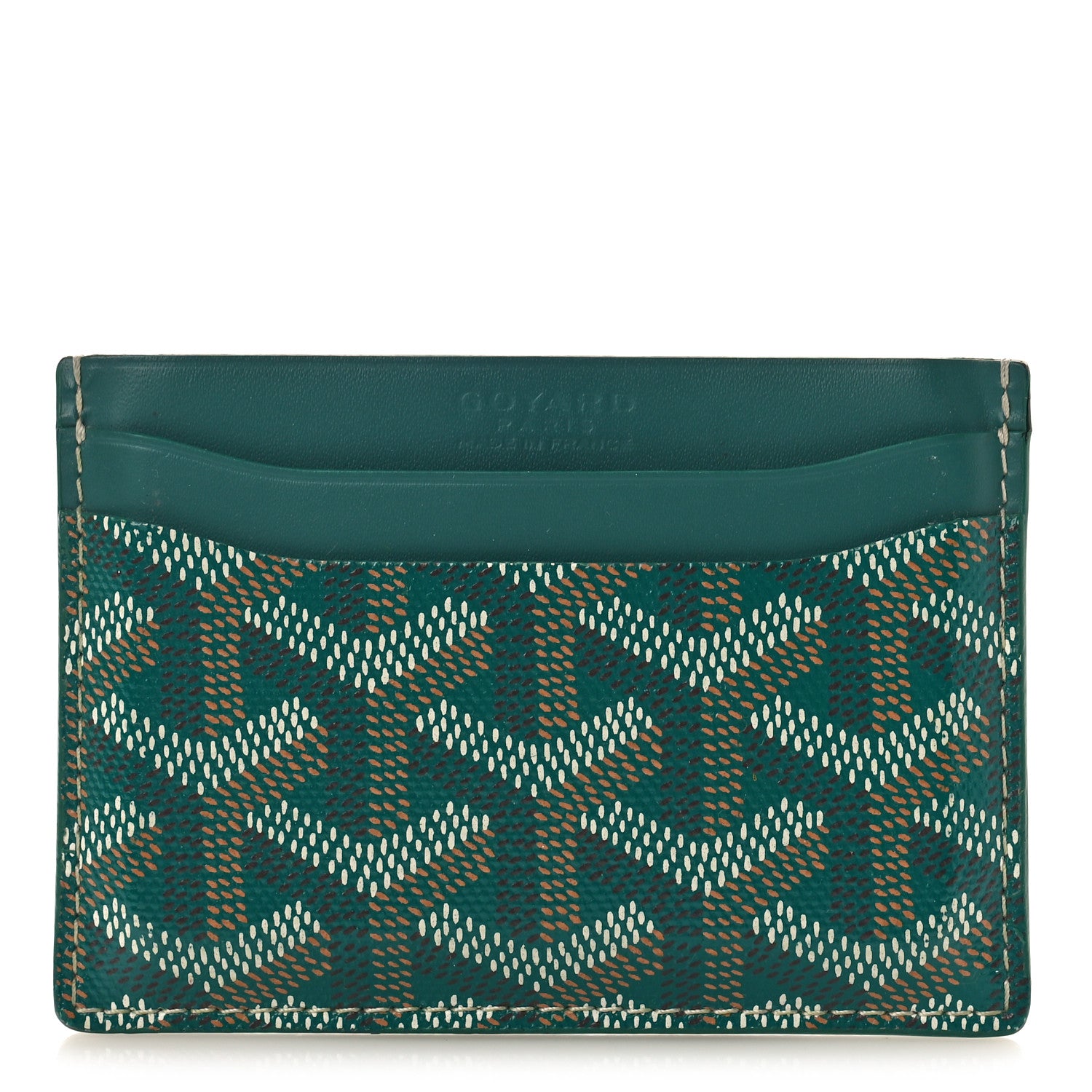Goyard Goyardine Saint Sulpice Card Holder Green 1 of 9