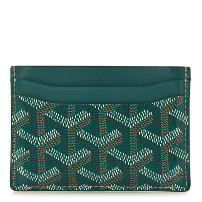 Goyard Goyardine Saint Sulpice Card Holder Green 1 of 9
