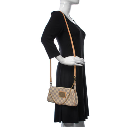 Louis Vuitton Damier Azur Eva Clutch 2 of 8